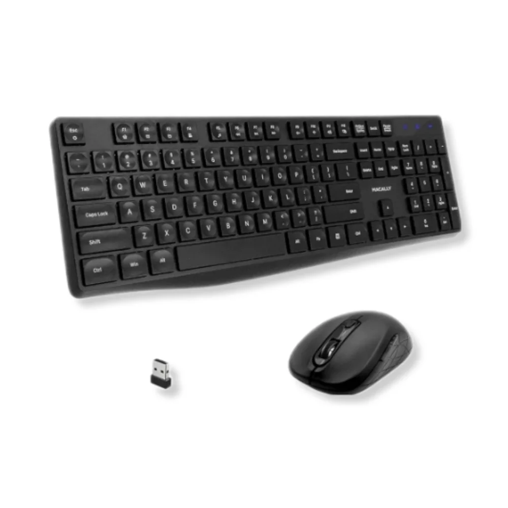 BRAND NEW QR-90 Black Wireless Keyboard and Mouse Combo 2.4G